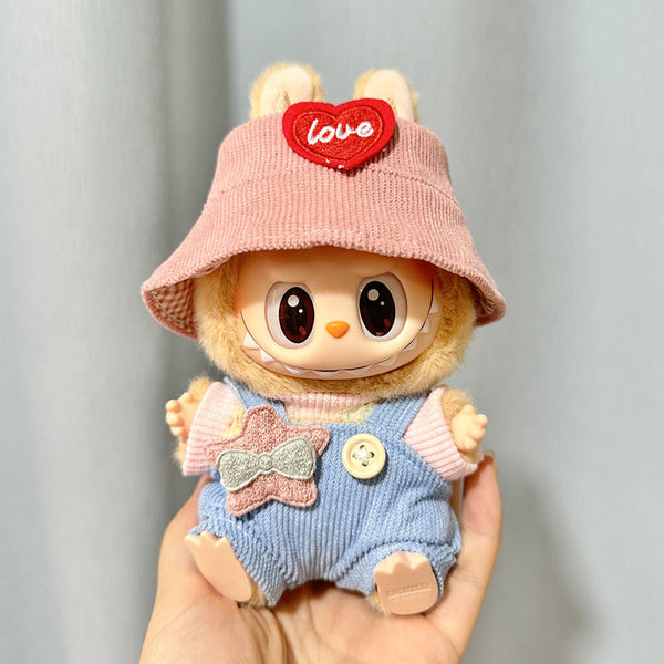 Cute Labubu Cosplay Clothes Doll Cosplay Costume Set Labubu Plush Doll Keychain Clothing and Accessories