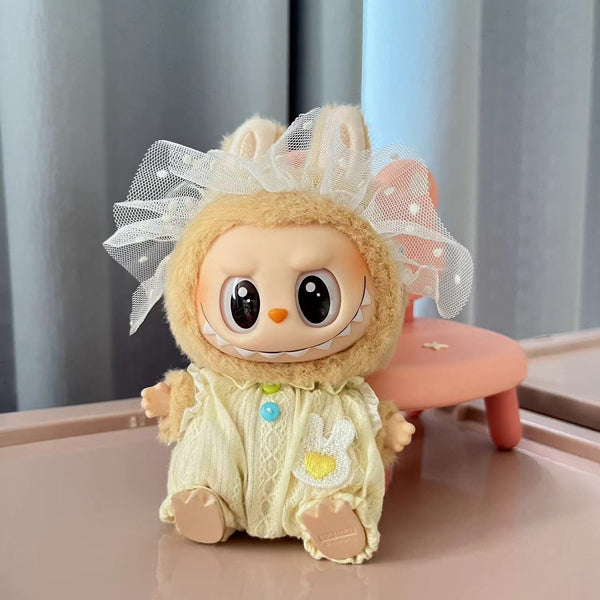 Labubu Yellow Rabbit Head onesie