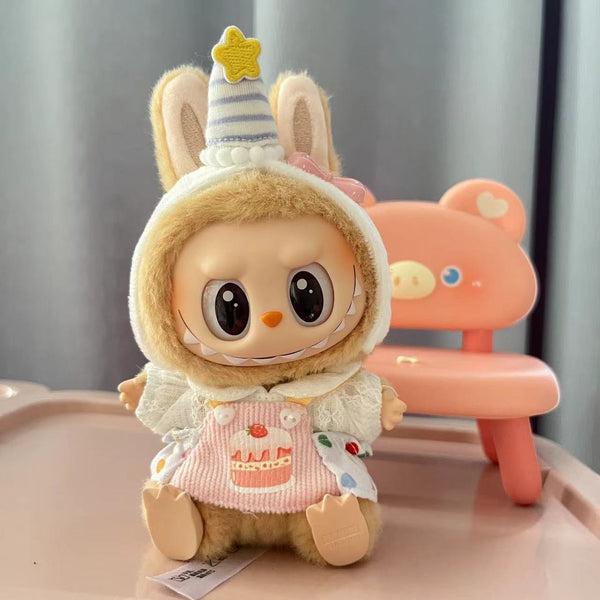 Labubu Pink cake strap skirt